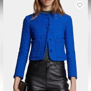 Proenza Schouler White Label Cropped Tweed Jacket
